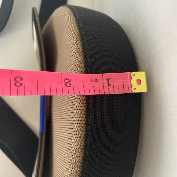 Rothy's Tan and Black Crossbody Bag - Picture 5 of 8